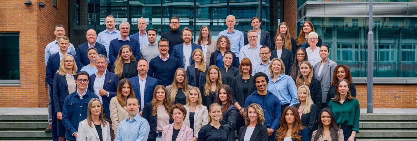 Gruppenfoto der Mitarbeiter